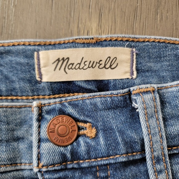 Madewell Stovepipe Jeans Medium Wash High Rise Size 27 - Picture 5 of 13